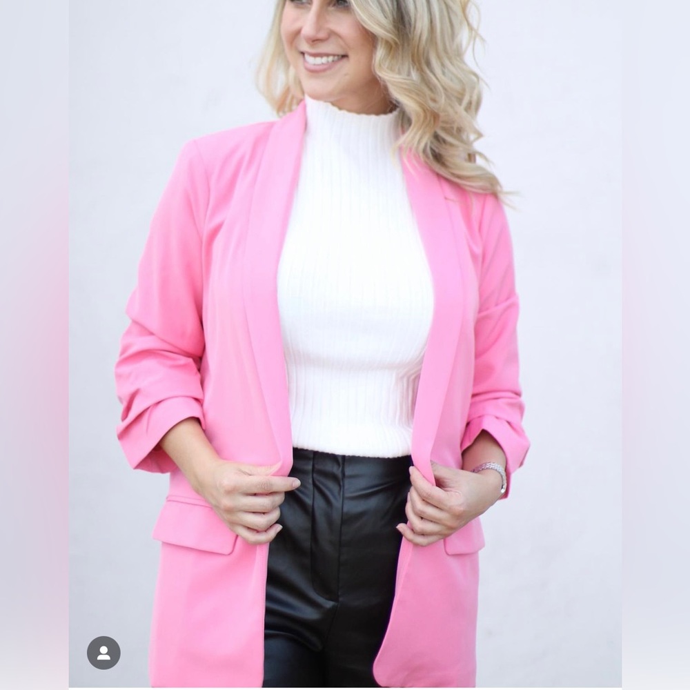 Hot pink blazer